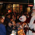 Santa Claus makes an appearance at Bothells Main Street Tree Lighting. Kailan Manandic, Bothell/Kenmore Reporter