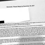 A copy of an advertisement letter sent by SLWA to every Kenmore Resident. Courtesy photo