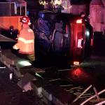 Bothell first responders on the scene of a car crash at Country Village. Courtesy of Bothell Police Department