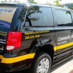 King County Metros pilot program, Community Van, was recently implemented in Bothell and Woodinville. Courtesy of King County Metro