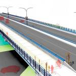 A conceptual rendering of what the West Sammamish Bridge may look like after the constructions estimated completion in 2022. <em>Courtesy of the City of Kenmore</em>