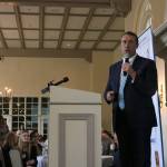 Kenmore city manager Rob Karlinsey gives the State of Kenmore address to city staff and local business owners at the Inglewood Golf Club. Kailan Manandic, Bothell/Kenmore Reporter