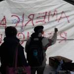 UW Bothell students write messages to refugees. Courtesy of Marwa Popal