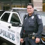 Bothell police officer Bobby Buendia is the new campus resource officer at UW Bothell and Cascadia College. Courtesy of Kristian Gorman