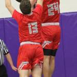Bothells Jake Medjo takes on a pair of Mount Si defenders. Andy Nystrom, Reporter