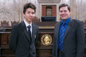 Bothell student completes week as page