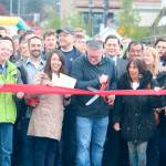 Bothell main street grand reopening draws huge crowd despite rain