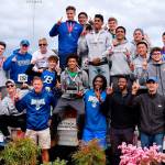 The Bothell Cougars boys track and field team finished with a total of 37 team points at the Class 4A state track meet on May 26 at Mount Tahoma High School in Tacoma. Bothell, Camas, Chiawana and Issaquah all tied for first place with the same exact amount of points, sharing the title amongst the four track programs.                                Photo courtesy of Greg Nelson