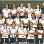 The Northshore Middle School Titans girls tennis team won the 2018 district title with its fourth consecutive undefeated season (8-0.) Pictured is the current team and coaches Gary Pilawski and Dan Martin. The team is, from left to right: first row, Emma Scott, Haley van Meurs, Tessa Han, Liana Moldovanu, Ally Hong, Divya Sivakumar and Esha Thakur; second row, Alyssa Chinn, Harshini Iyer, Michelle Leong, Cici Li, Yana Pathak, Veronica Rivera, Jessica Lundberg and Giuliana Farkas; third row, coach Martin, Julie Tsenddari Ganbold, Sammie Hong, Jaimie Murray, Kirsten Mackey, Isabella Villarreal-Elizondo and coach Pilawski. Courtesy photo