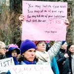 Only a handful of sexual harassment incidents are reported to the King County Human Resources Division every year, which County Council member Jeanne Kohl-Welles and others argue is due to underreporting. Photo from the 2018 Seattle Womens March by Cindy Shebley/Flickr