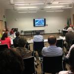 Members of the I-405/SR 167 Executive Advisory Group discuss mobility for cars, buses, cyclists and pedestrians along the corridor. Katie Metzger/staff photo