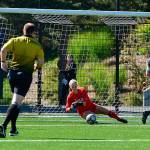 Making saves, leading her Western Washington University squad