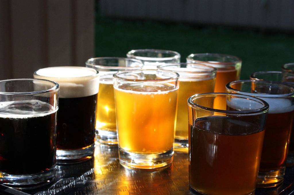 Foggy Noggin Brewery focuses on making English style ales, with alcohol content ranging from just over 3 percent to more than 8 percent. Aaron Kunkler/staff photo