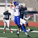 Bothells Blake Bickhaus snags an interception. Photo courtesy of Greg Nelson