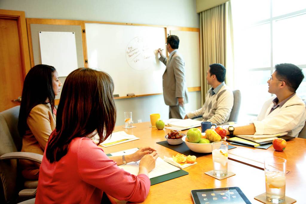 Productive meetings start with nutritious snacks and room to move!