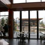 A couple enjoys happy hour on a rainy afternoon at Seaplane Restaurant and Bar, across from the Hangar in downtown Kenmore. Katie Metzger/staff photo