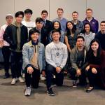 UW Bothell students spread warmth for scarf project