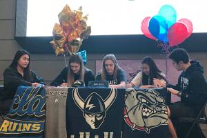 North Creek athletes sign on the dotted line