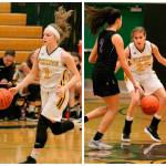Inglemoors Lucy Young, left, gets the offense going and Jenna Troy, right, defends during a game last season. Andy Nystrom / staff photos