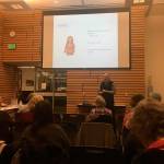 Dr. Kevin St. Jacques explains how to use effective de-escalation techniques with a person in crisis during NUHSAs meeting on homelessness in North King County communities. Katie Metzger/staff photo