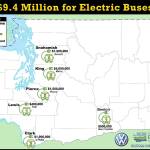 The Department of Ecology has awarded $9.4 million from the VW settlement to purchase 19 electric transit buses in Lewis, Benton, Spokane, Clark, Pierce, Snohomish and King counties. Courtesy of Department of Ecology.
