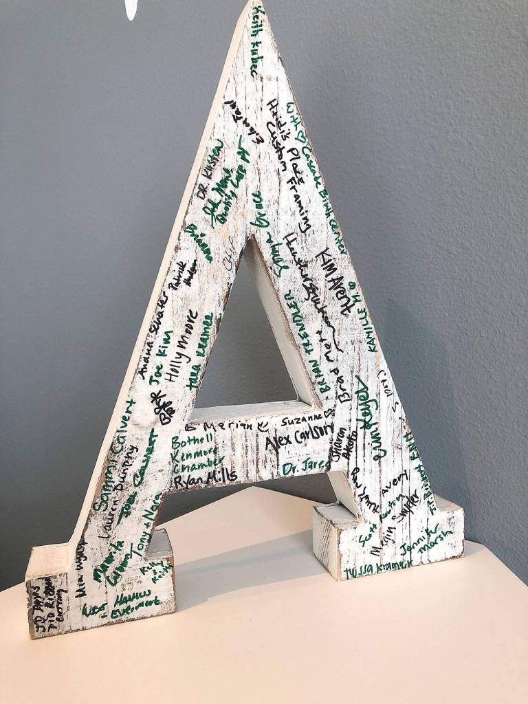 The chamber and community members signed the Apex letter on Jan. 10, where it will displayed in their office. Stephanie Quiroz/staff photo