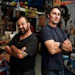 From left, Frank Fritz and Mike Wolfe of American Pickers are coming to Washington and looking for antique finds. Photo courtesy of American Pickers