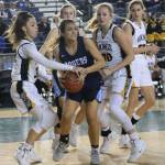 Inglemoor and Rogers players battled for the ball all night. Andy Nystrom / staff photo