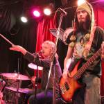 Asterhouse performs new song, The Heart Moan, in honor of Northshore firefighters. From left: John Thornburg and Julio Posada. Madison Miller/staff photo