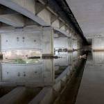 The West Sammamish Bridge is currently safe to drive over with a weight restriction and the city of Kenmore expects it to remain safe while the replacement project is delayed by about a year. Kailan Manandic/staff photo