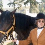 Jody Loomis is pictured with her horse in 1972. (Snohomish County Sheriffs Office)