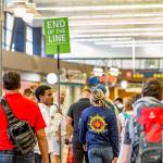 During peak periods, the SeaTac Airport team suggests you plan for at least 45 minutes to get through the checkpoints, potentially up to an hour.