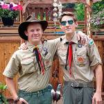 Courtesy photo                                 Cameron Devine (left) and Bryce Devine (right) of Troop 61 are receiving their Eagle Scout rank on Aug. 16.