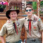 Courtesy photo                                 Cameron Devine (left) and Bryce Devine (right) of Troop 61 are receiving their Eagle Scout rank on Aug. 16.