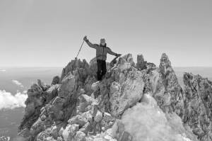 Courtesy photo                                 Mercer Island financial adviser Bob Toomey recently summited Mount Shasta in California.