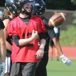 Viking starting quarterback Kolby Solomon will be at the helm again this season. Andy Nystrom/ staff photo