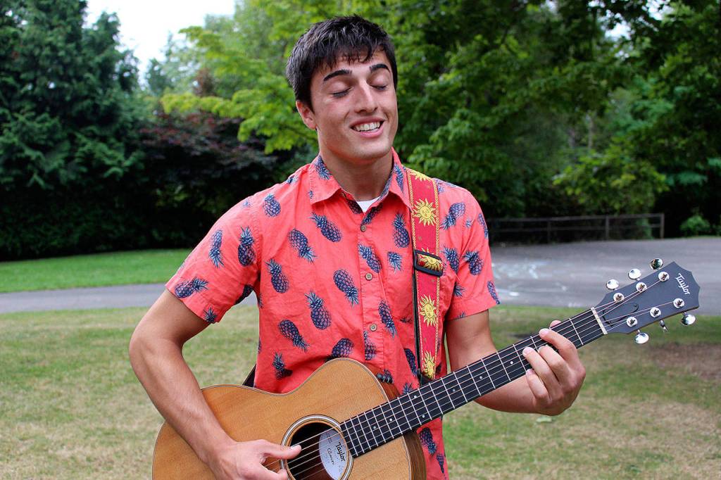 Jaeden Luke has opened for Chris Isaak at the Chateau St. Michelle Winery. Madison Miller/staff photo