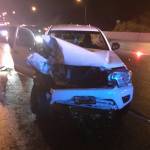 The driver of the vehicle who caused the collision was arrested for suspected impairment of over twice the legal limit for alcohol. Photo courtesy of Washington State Patrol