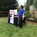 Debbie Lacy, founder and CEO of Eastside for All addresses the crowd at the organizations launch.