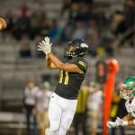 Raj Khanka hauls in a pass against Redmond. Photo courtesy of Jason Tanaka