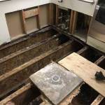 Floors are among the needed repairs. Photo courtesy Northshore Senior Center