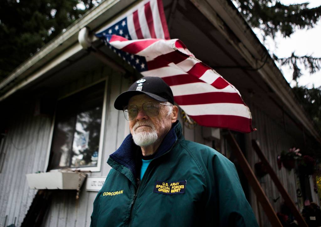 Jim Corcoran at his home in Bothell on Oct. 18. Hes donated the land to Snohomish County, to be preserved as a park. Olivia Vanni/staff photo
