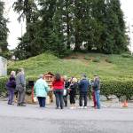 Northlake Lutheran Church members gathered to unveil the new community pantry on Oct. 22. Stephanie Quiroz/staff photo