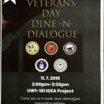 Image courtesy of Maria Anderson                                A flier for the Dine-n-Dialogueevent.