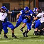Bothells Tala Tevaga runs up the middle against Eastlake. Photo courtesy of Greg Nelson