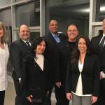 Photo courtesy city of Bothell                                 From left to right: Jeanne Zornes, Mason Thompson, Rosemary McAuliffe, James McNeal, Tom Agnew, Davina Duerr and Liam Olsen at the Jan. 7 Bothell City Council meeting.