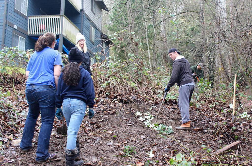Several community members registered to participate in the event. Friends of North Creek Forests Sarah Witte said that about 140 people RSVPd to help out this year. Blake Peterson/staff photo