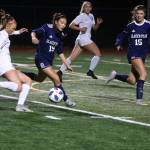 Inglemoors Ashly Berge, left, was selected to the 4A All-State Girls Soccer second team by the Washington State Soccer Coaches Association. Vikings Julianna Barker, Julia Monson and Paris Moore were honorable mentions. Andy Nystrom/ staff photo