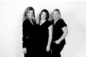 Photo by Rolf Skrinde                                From left, As If Theatres Molly Hall, Amy Gentry and Cindy Giese French.