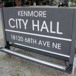 Sign in front of Kenmore City Hall. Blake Peterson/staff photo